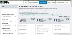 Verified Company Investors in India  | IndiaBizForSale